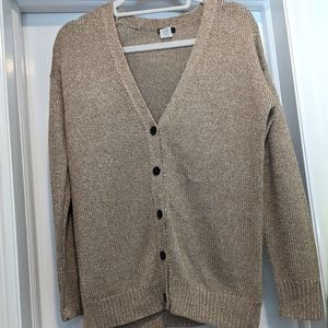 J.Crew metallic cardigan
